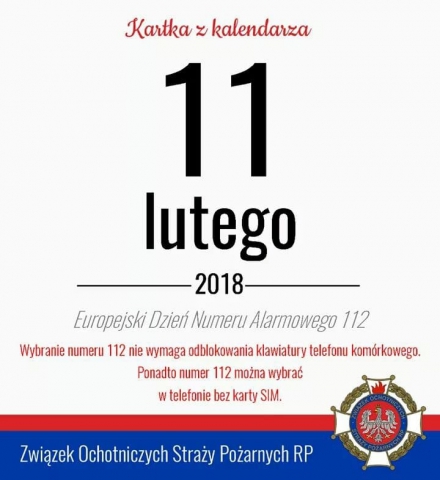 Europejski dzień numeru 112